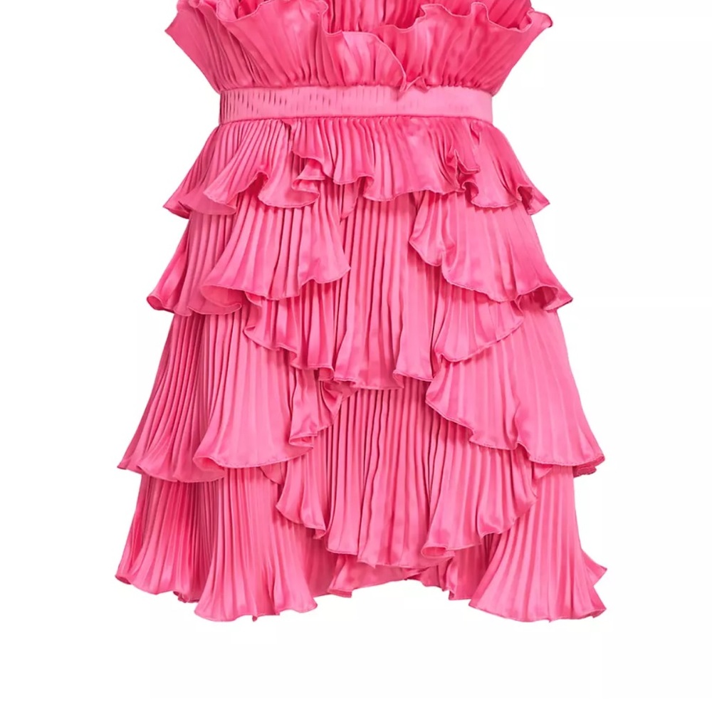AMUR Reed Pleated Mini Dress - Picture 3 of 3